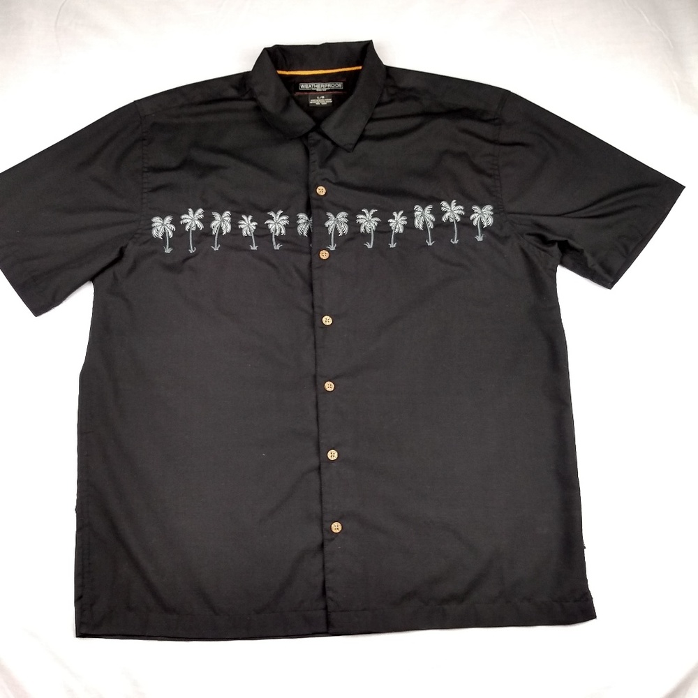 Weather Proof Short Sleeve Shirt Mens Size L